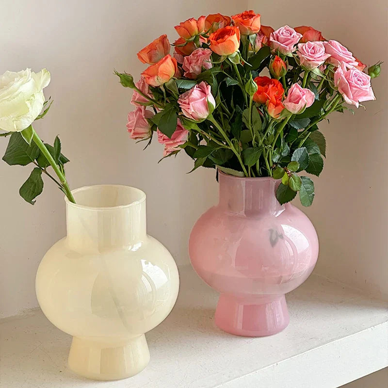 Creative Glass Flower Vintage Vase