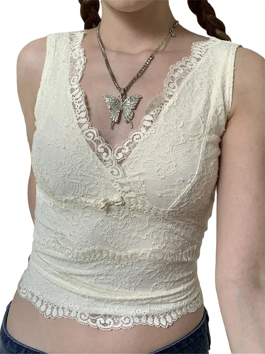 Coquette Bow Cutecore Tank Top