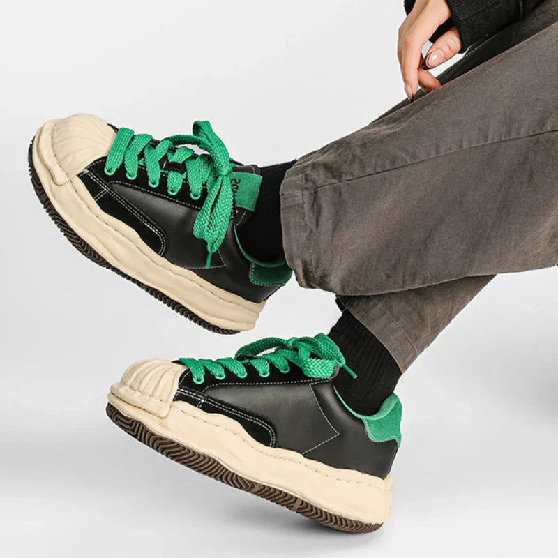 Colorful Retro Punk Skater School Sneakers