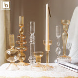 Blue Candle Holder Vase
