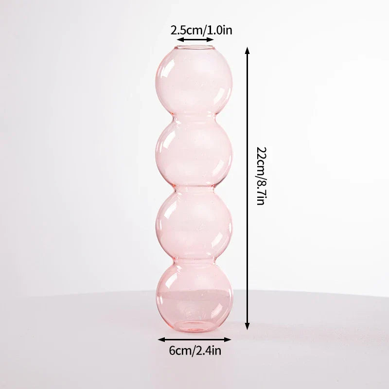 Creative Glass Flower Vintage Vase