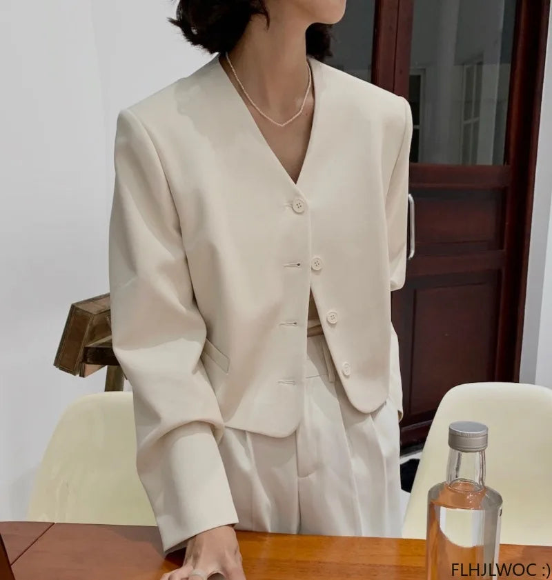 Old Money Short Women Coats