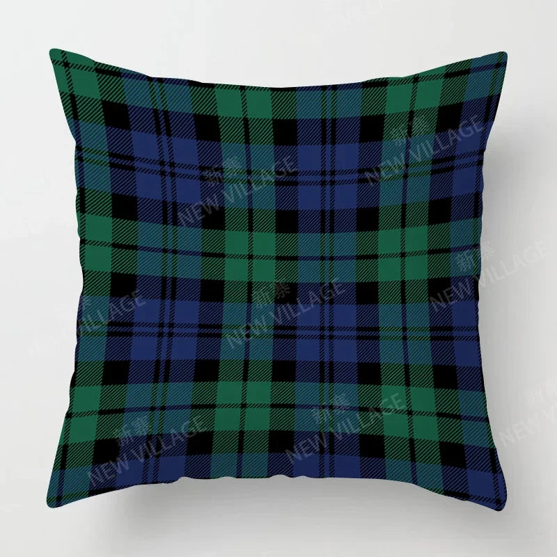Simple Checkered Pillowcase