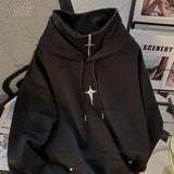 Retro Star Loose Hoodie