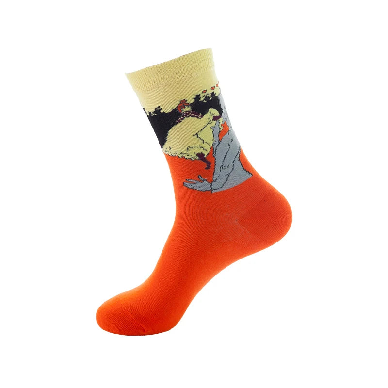 Classic Famous Art Cotton Socks