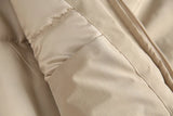 Loose Padded Patchwork Puffer Jacket