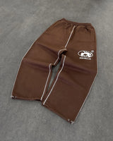 Streetwear Fashion Letter Embroidery Loose Sweatpants