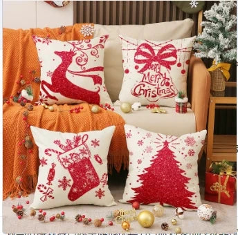 Vintage Christmas Pillow Covers