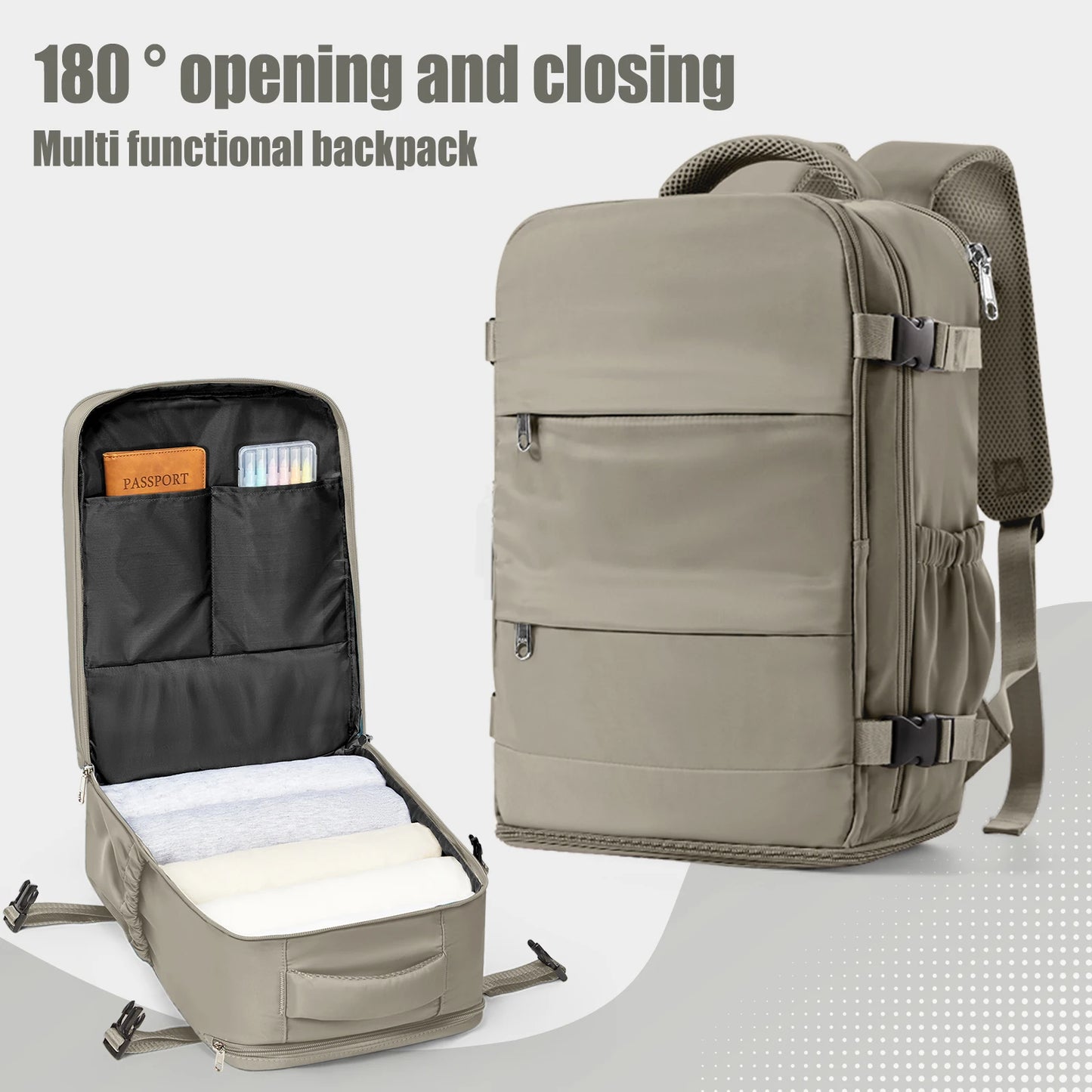 Multi Functional Travel Waterproof Laptop Backpack