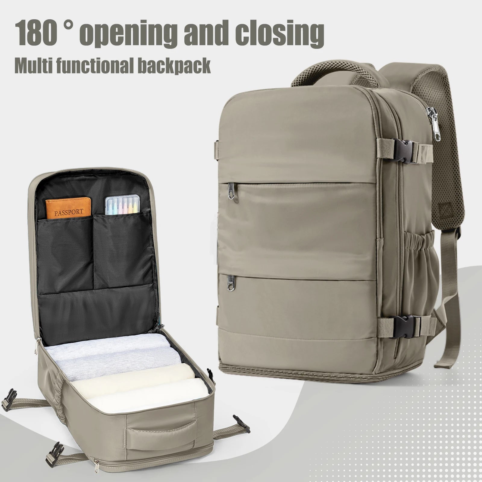 Multi Functional Travel Waterproof Laptop Backpack