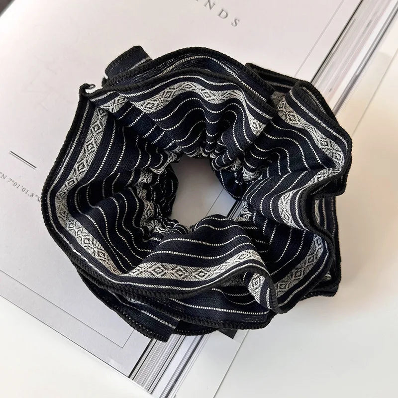 Retro Striped Square Headband