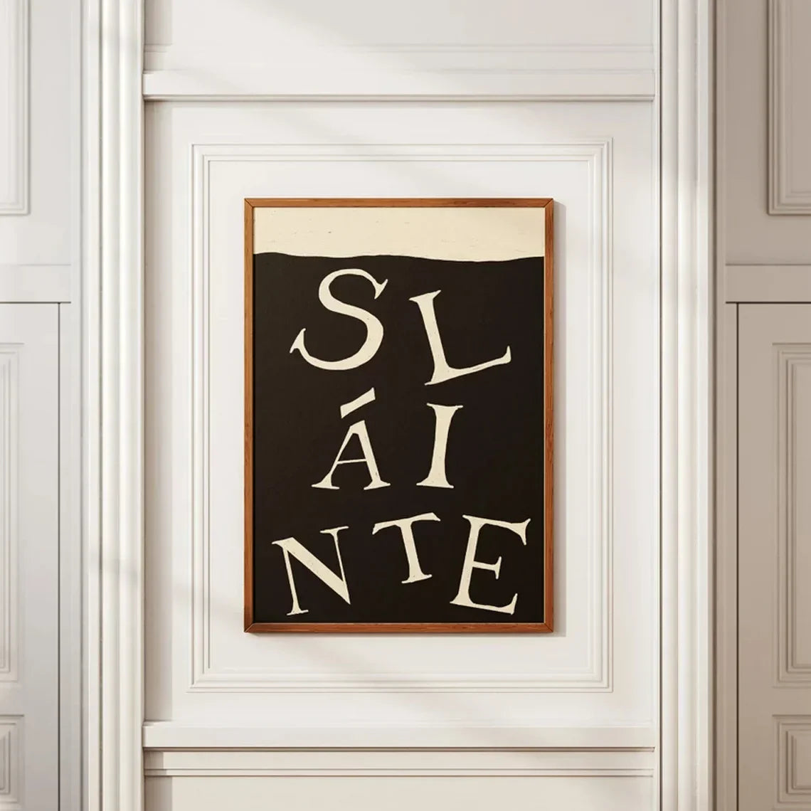 Simple Trendy Text Printing Poster
