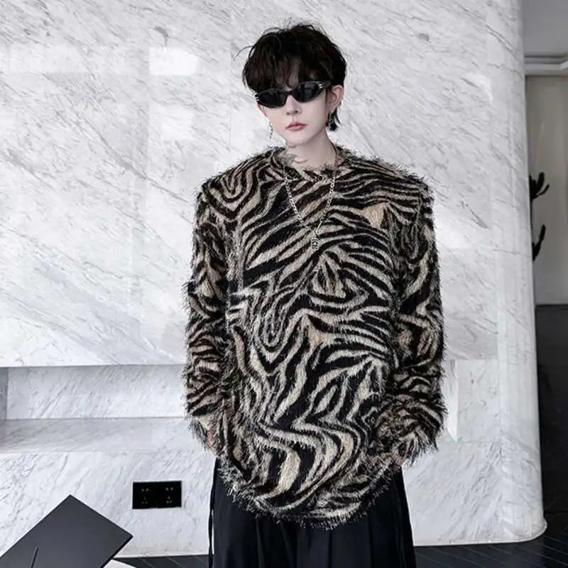 Zebra Stripe Long Sleeve T-Shirt