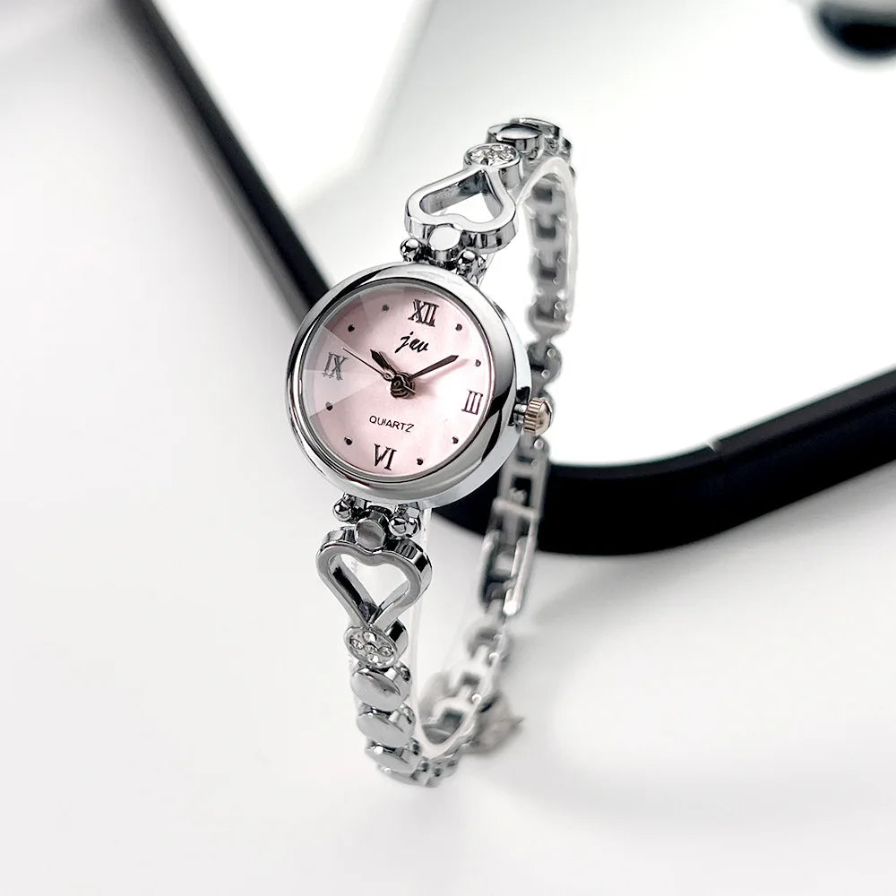 Women Exquisite Heart Bracelet Watch