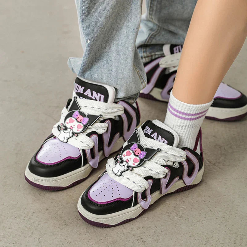 Y2K Punk Skater Letters Sneakers