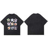 Retro Washed Black Graphic Star T-Shirt