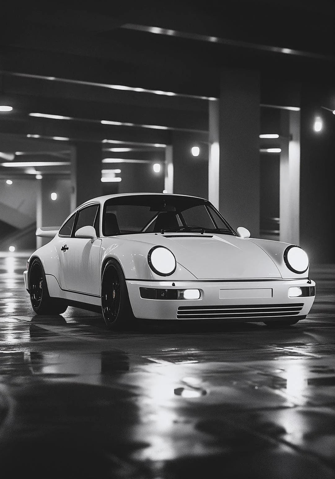 Classic Porsche 911 Alpine Drive Poster
