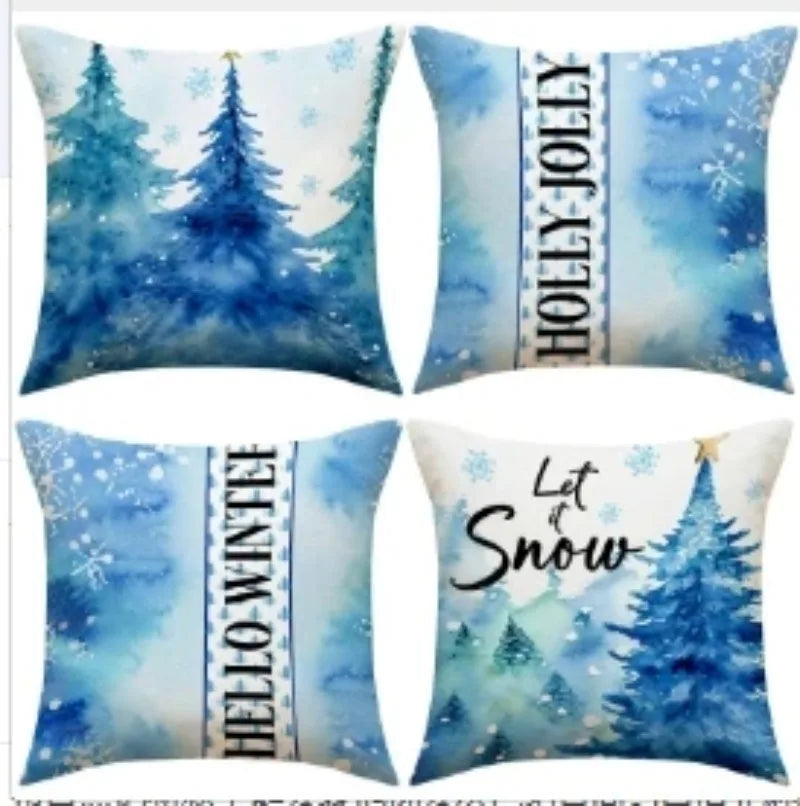 Vintage Christmas Pillow Covers