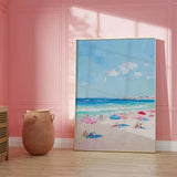 People Swimming in Ocean Posters Print