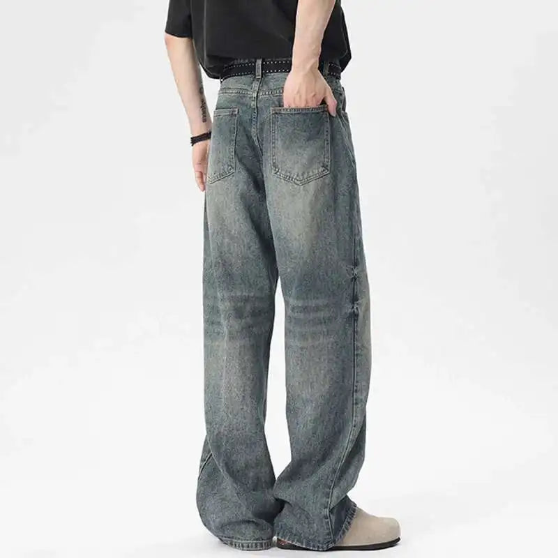 American High Street Style Whisker Jeans