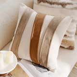 Light Luxury Throw Brown Pillow Cover