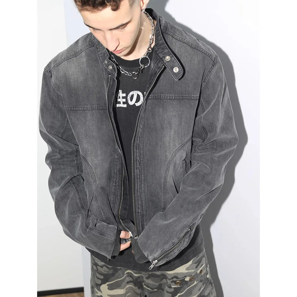 Y2K Washed Zip Jacket