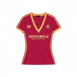 Y2K V Neck Jersey Top