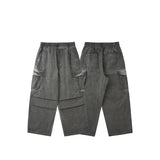 Vintage Washed Gray Cargo Pants