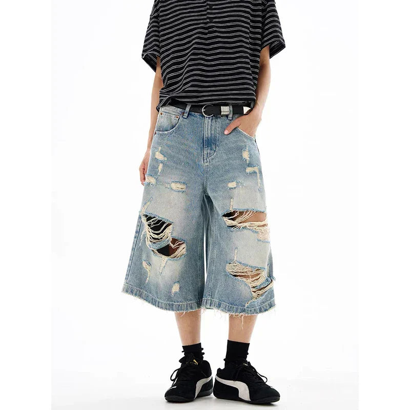 Vintage Blue Denim Jorts