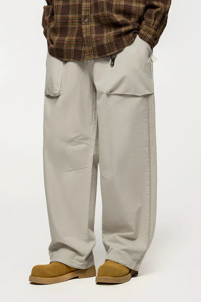 Pantalones cargo de calle de corte alto