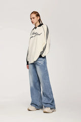 Vintage Washed Straight Leg Jeans