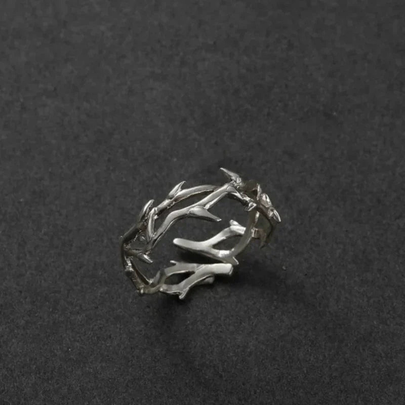 Rose Thorn Stainless Steel Ring