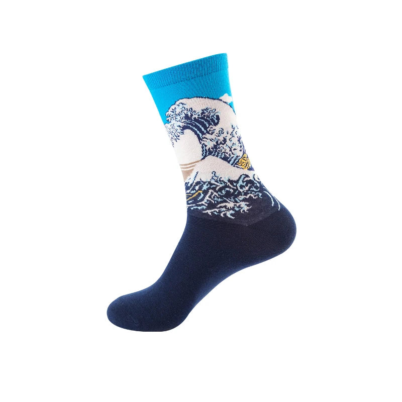 Classic Famous Art Cotton Socks