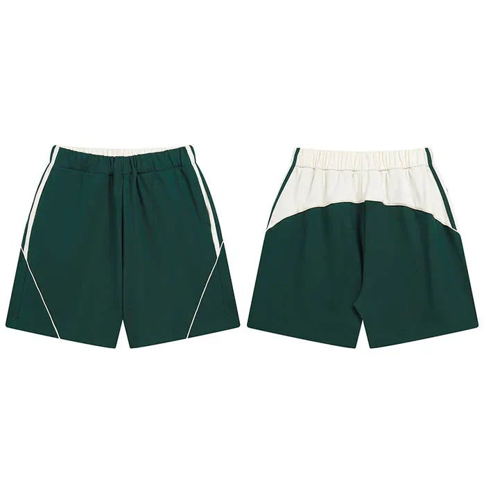 Varsity Patchwork Baggy Short