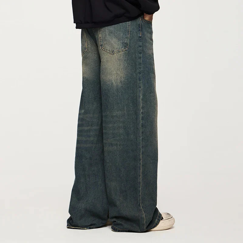 Solid Color High Waist Jeans