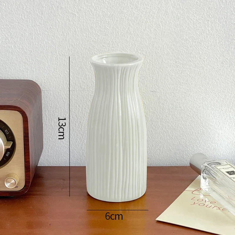 Minimalist Aesthetic Pastel Flower Vintage Vase