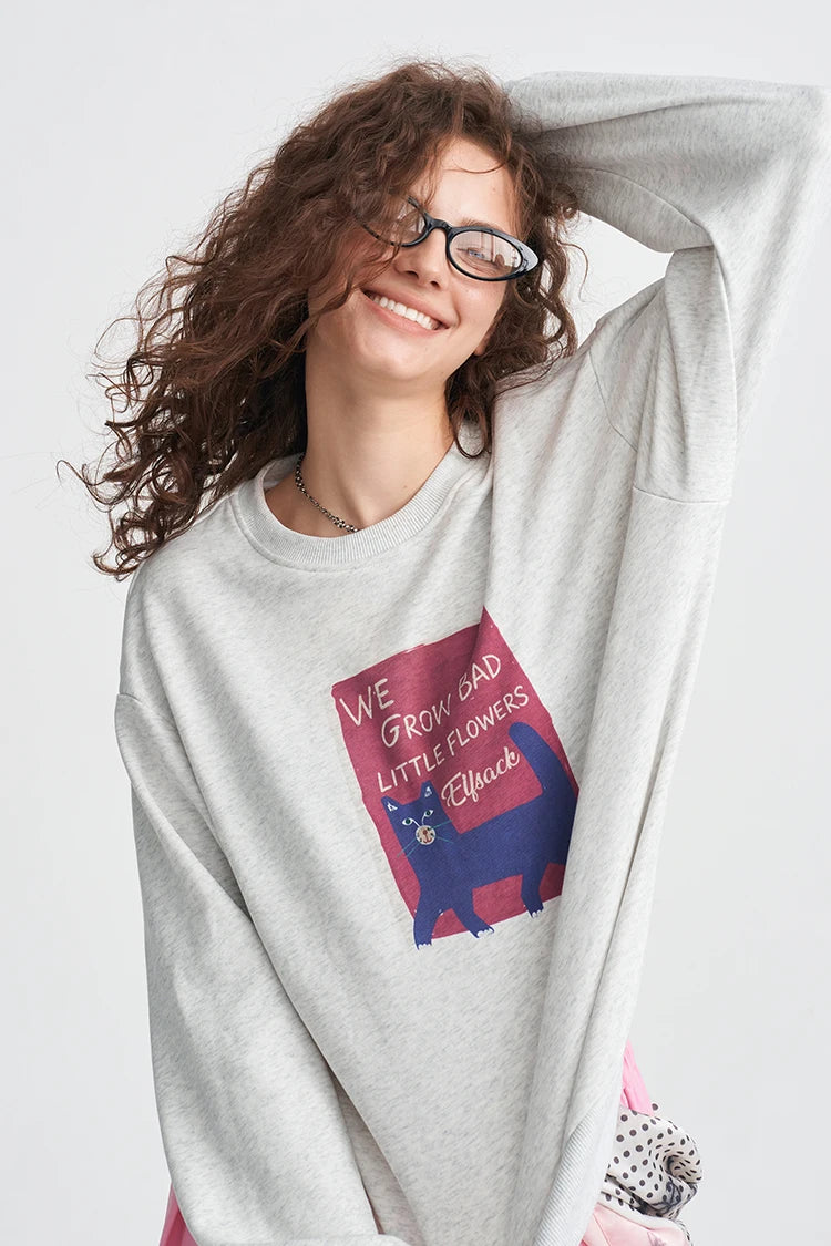Graphic Cute Autumn Sweatshirts