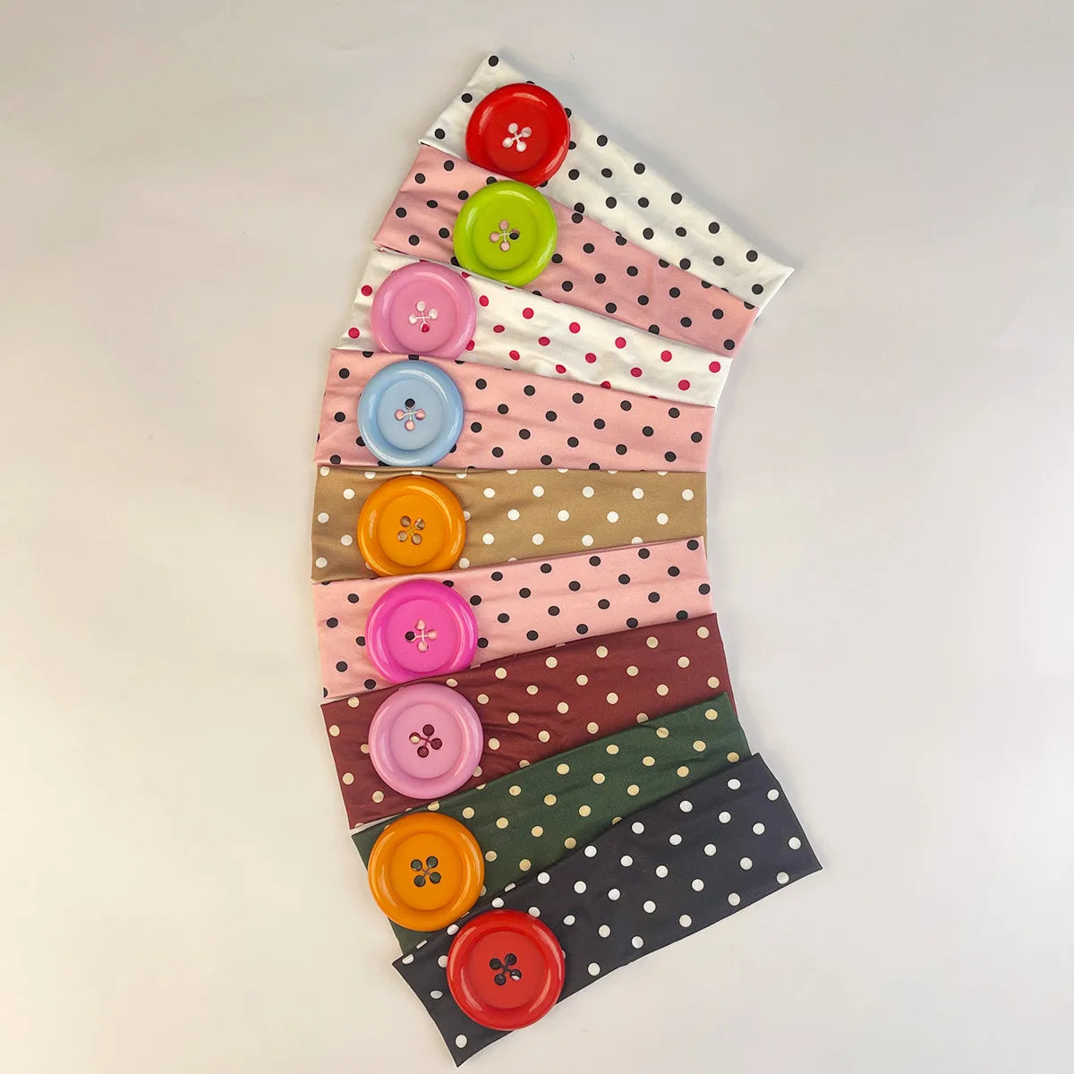 Kawaii Button Headband