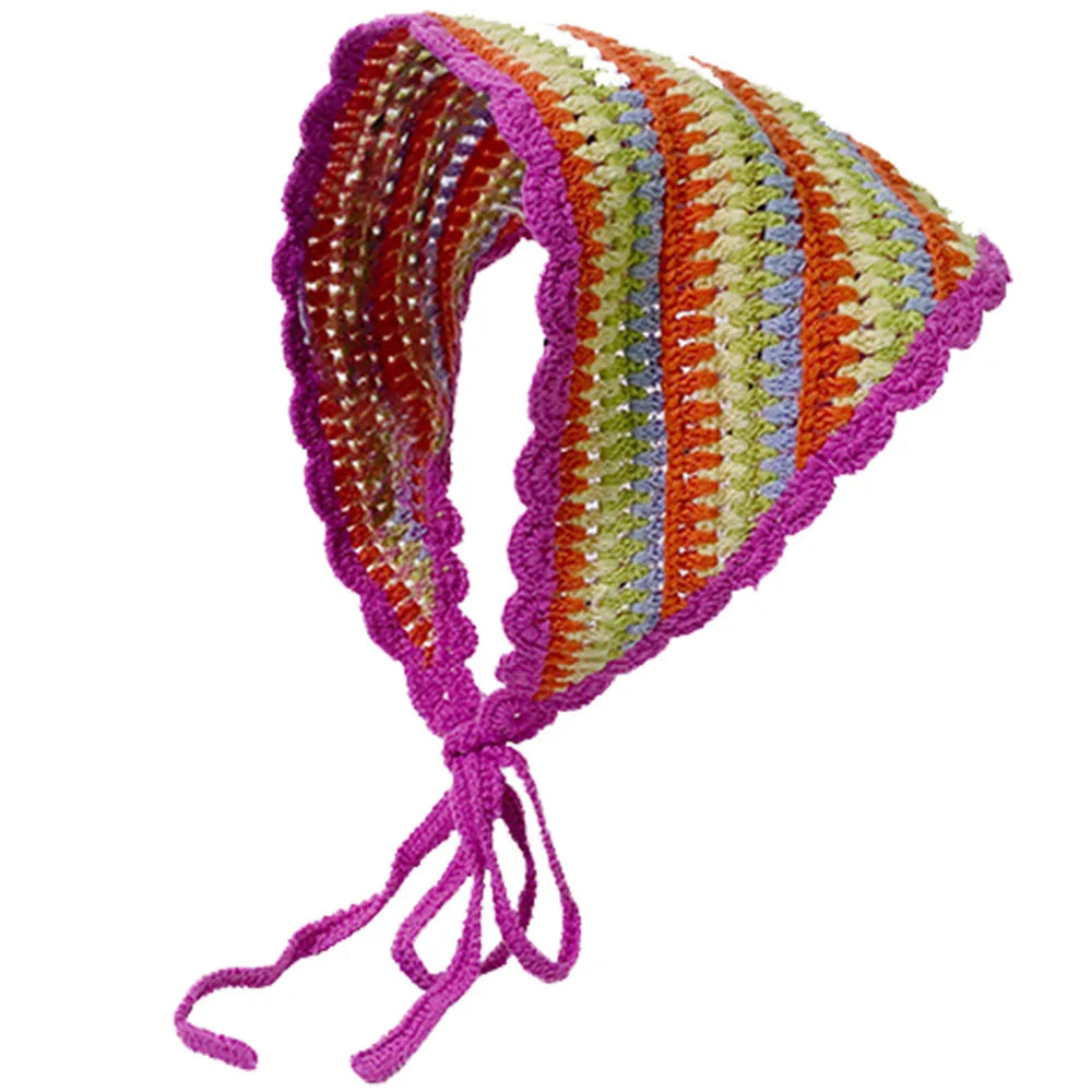 Summer Concert Crochet Head Bandana