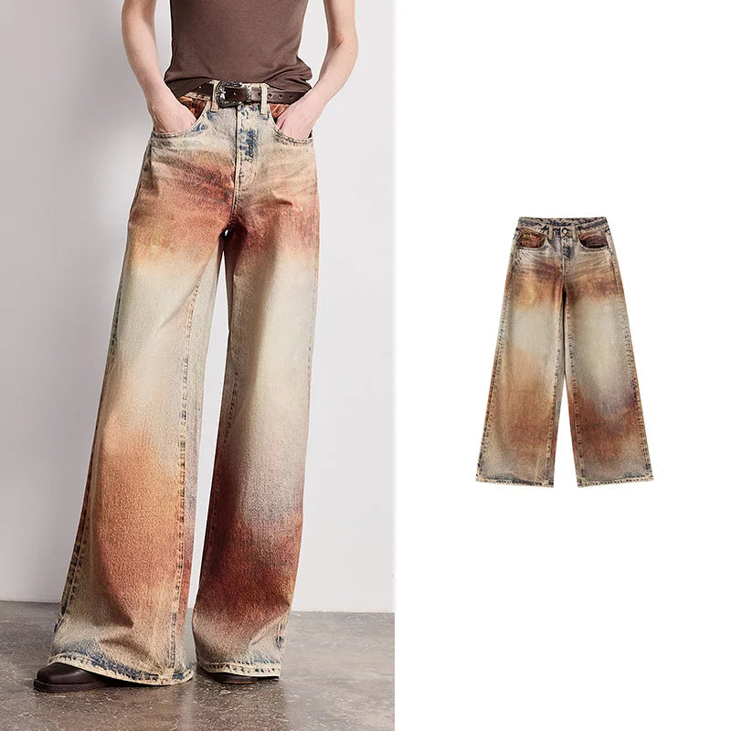 Wasteland Retro Wide Leg Jeans