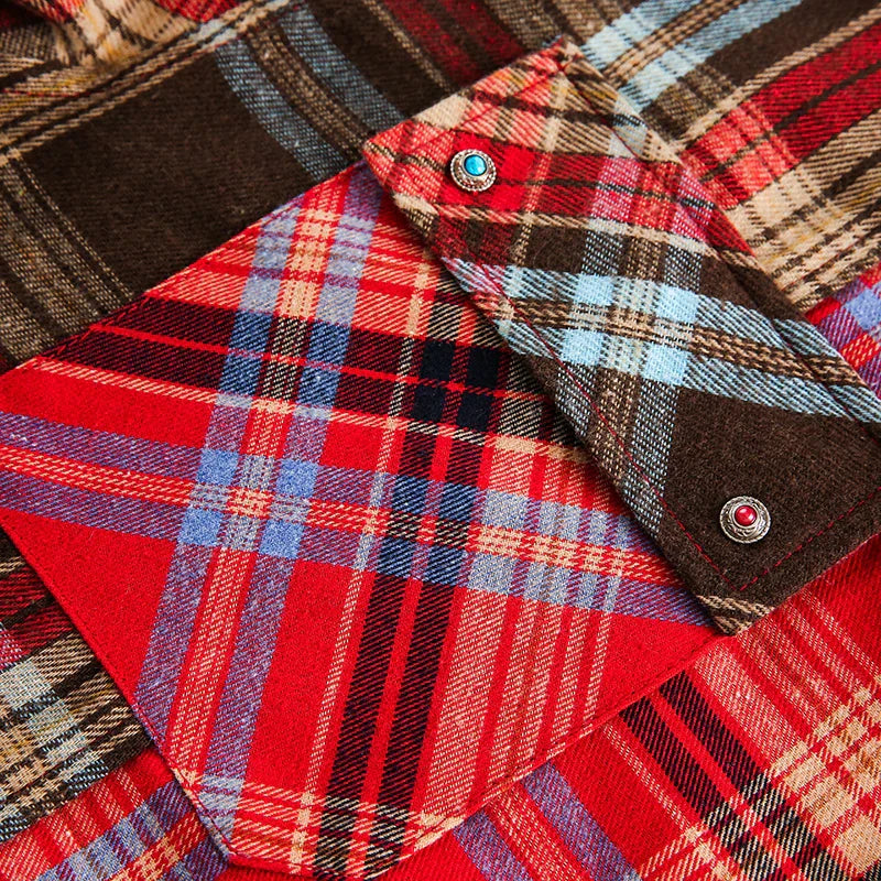 Plaid Oversized Flannel Shirt