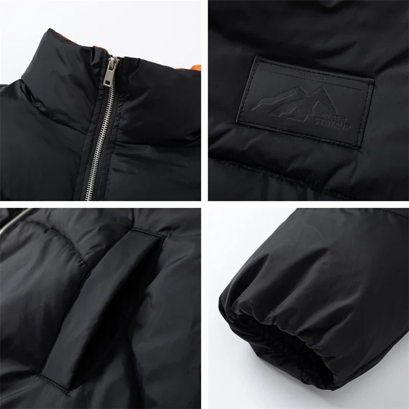 Insulated Padded Zip-up Puffer Jacket
