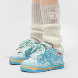 Y2K Punk Skater Girl Colorful Sneakers
