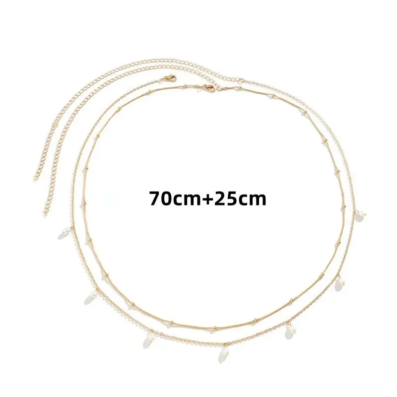 Pearl Summer Vintage Body Chain