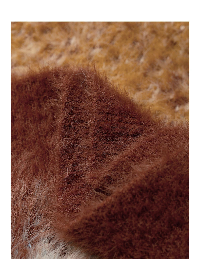 Min Fur Gradient Sweater