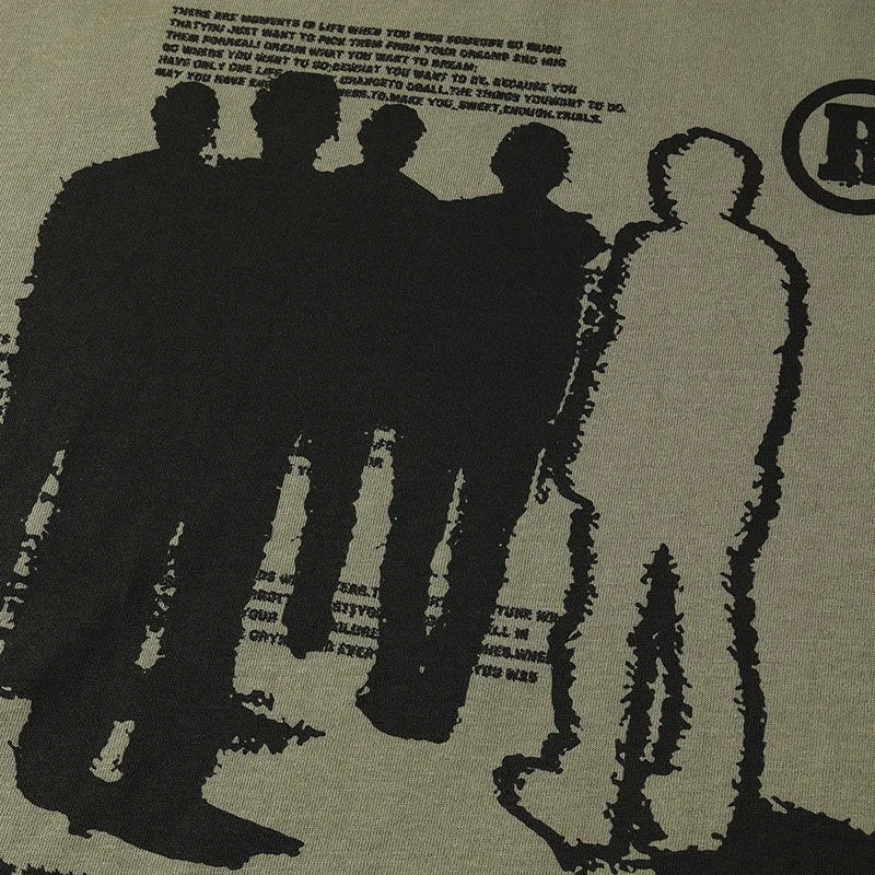Lonely Shadow Graphic  T-Shirt
