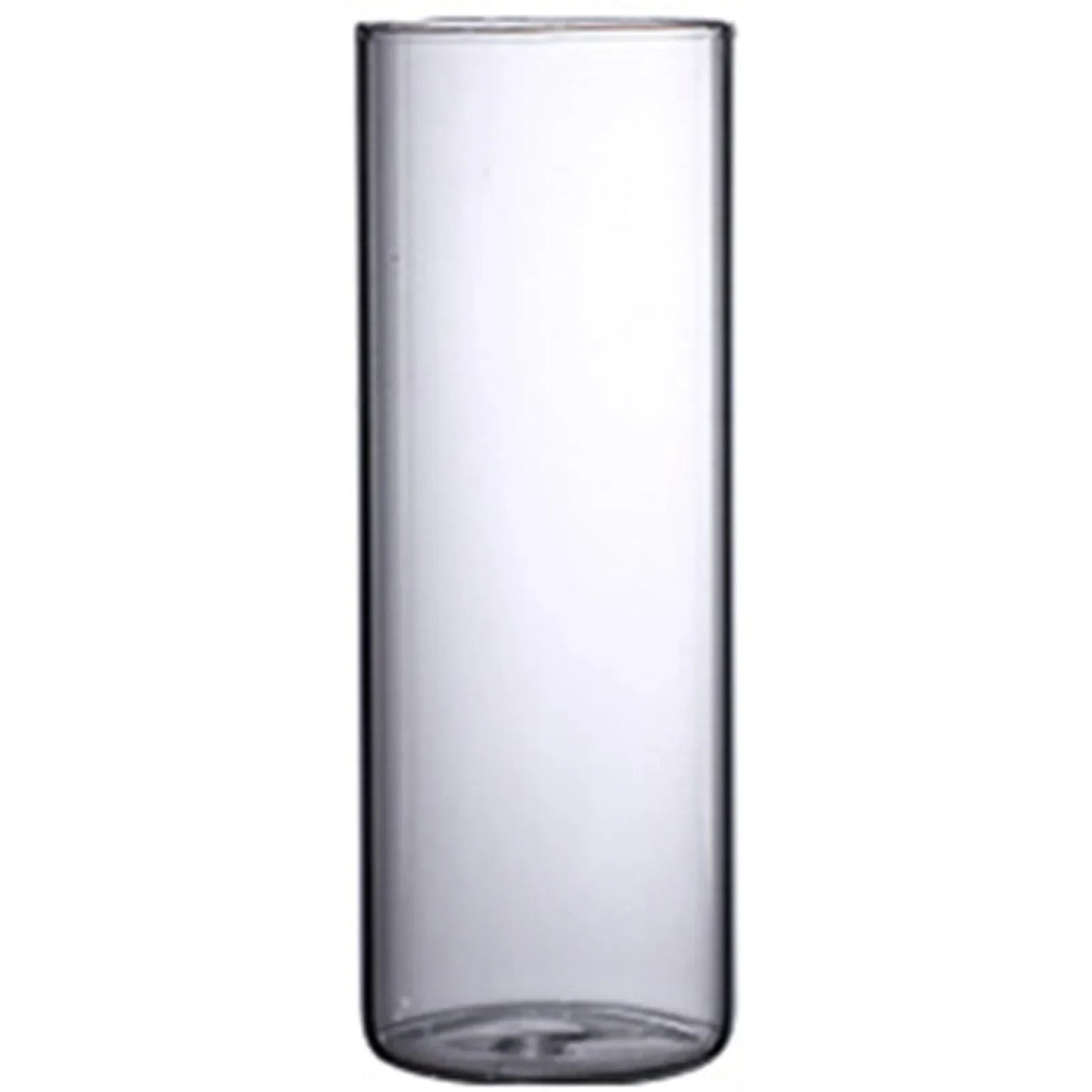 Vintage Minimalist Glass Vase Cylinder Flower