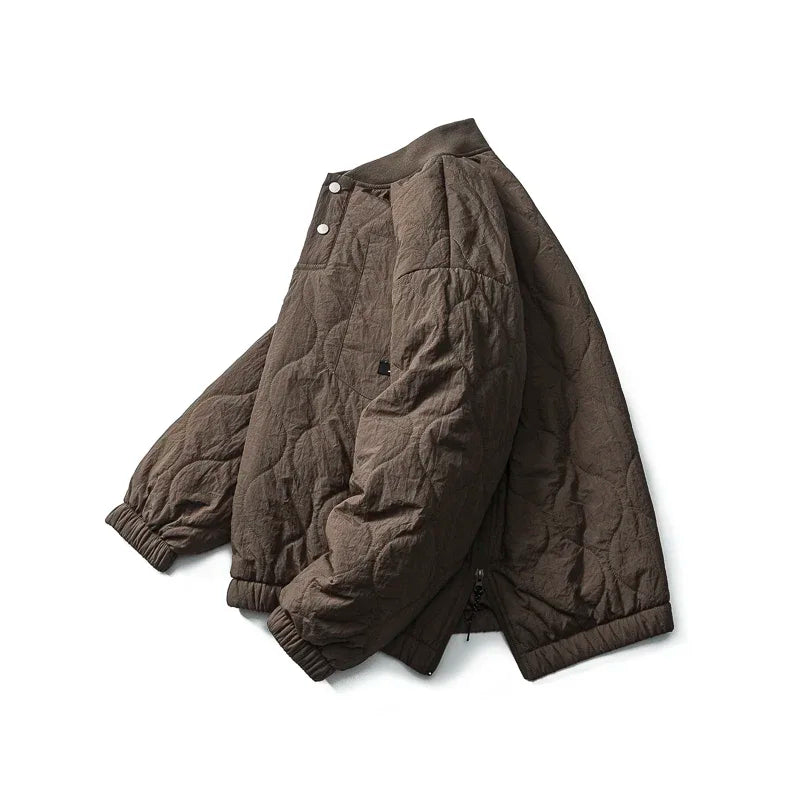 Wasserdichte leichte braune Pufferjacke