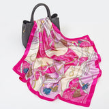 Summer Concert Silk Satin Head Scarf