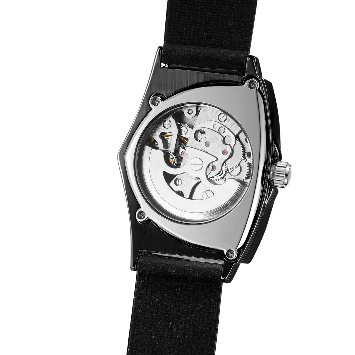 Luxury Triangle Steel Skeleton Automatic Watch
